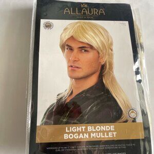 Light Blonde Bogan Mullet Wig